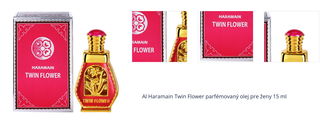 Al Haramain Twin Flower parfémovaný olej pre ženy 15 ml 1