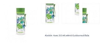 Aladdin  Aveo 350 ml zelená Outdoorová fľaša 1