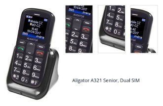 Mobilný telefón Aligator A321 Senior, Dual SIM 1