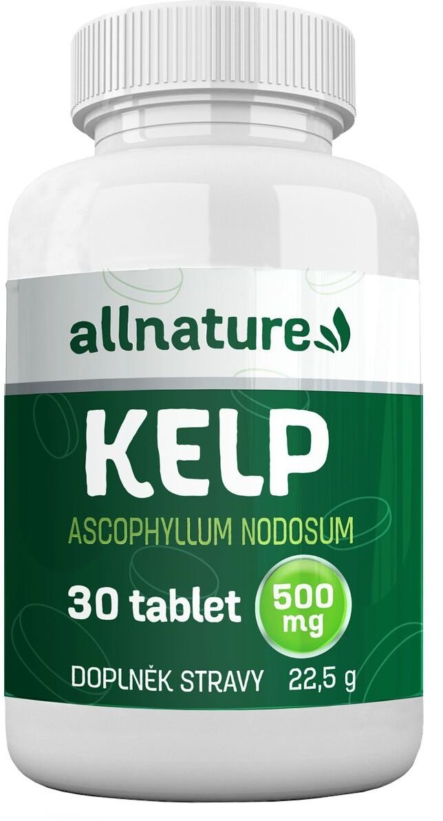 Allnature Kelp 500 Mg 30 Tbl
