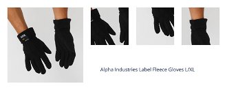 Alpha Industries Label Fleece Gloves L/XL 1