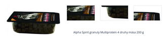 Alpha Spirit granuly Multiprotein 4 druhy mäsa 200 g 1