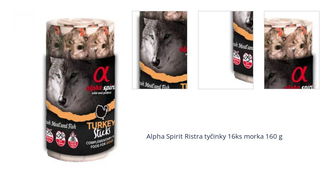 Alpha Spirit Ristra tyčinky 16ks morka 160 g 1