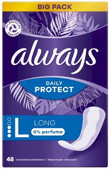 ALWAYS Daily Protect Long 0% parfumu Intímky 48 kusov 2