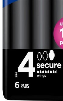 ALWAYS Maxi Secure Night Hygienické vložky s krídelkami 6 ks 8
