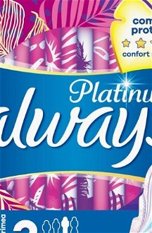 ALWAYS Platinum Day & Night Hygienické vložky s krídelkami 22 ks 5