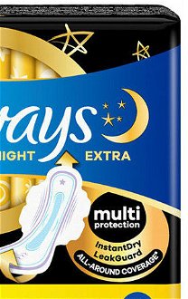 ALWAYS Ultra Extra Night Hygienické vložky s krídelkami 10 ks 7