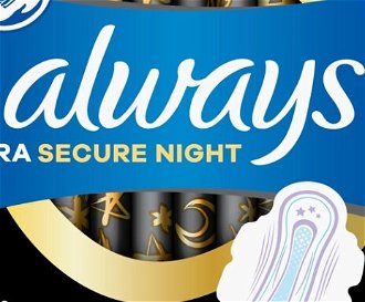ALWAYS Ultra Hygienické Vložky Secure Night s krídelkami veľkosť 4 - 6 kusov 5