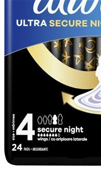 ALWAYS Ultra Hygienické Vložky Secure Night (veľ. 4) s krídelkami 8