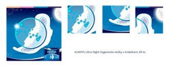 ALWAYS Ultra Night Hygienické vložky s krídelkami 28 ks 1