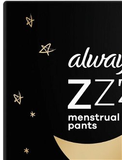 ALWAYS ZZZ Nočné jednorazové menštruačné nohavičky 3 ks 6