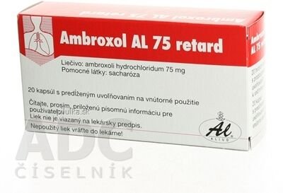 Ambroxol AL 75 retard 75 mg 1 x 20 kapsúl