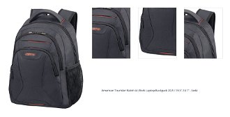 American Tourister Batoh At Work Laptop Backpack 20,5 l 13.3"-14.1" - šedá 1