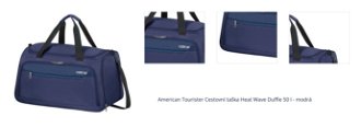 American Tourister Cestovní taška Heat Wave Duffle 50 l - modrá 1