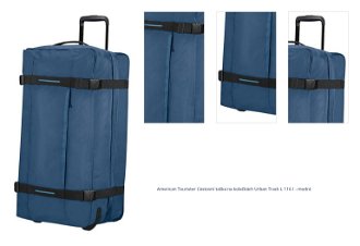 American Tourister Cestovní taška na kolečkách Urban Track L 116 l - modrá 1
