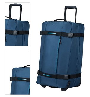 American Tourister Cestovní taška na kolečkách Urban Track M 84 l - modrá 4