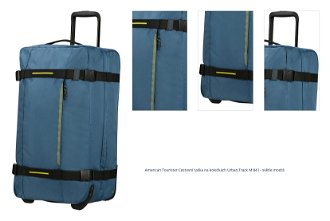American Tourister Cestovní taška na kolečkách Urban Track M 84 l - světle modrá 1