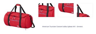 American Tourister Cestovní taška Upbeat 44 l - červená 1