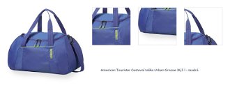 American Tourister Cestovní taška Urban Groove 36,5 l - modrá 1