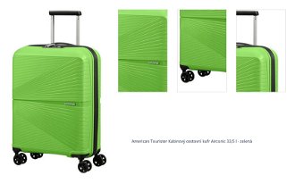 American Tourister Kabinový cestovní kufr Airconic 33,5 l - zelená 1