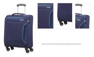 American Tourister Kabinový cestovní kufr Holiday Heat Spinner 38 l - tmavě modrá 1