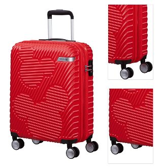 American Tourister Kabinový cestovní kufr Mickey Cloud S EXP 38/45 l - červená 3