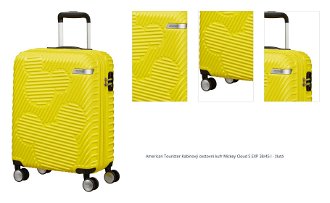 American Tourister Kabinový cestovní kufr Mickey Cloud S EXP 38/45 l - žlutá 1
