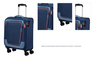 American Tourister Kabinový cestovní kufr Pulsonic EXP S 40,5/43,5 l - tmavě modrá 1