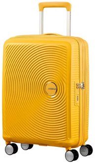 American Tourister Kabinový cestovní kufr Soundbox EXP 35,5/41 l - žlutá 2