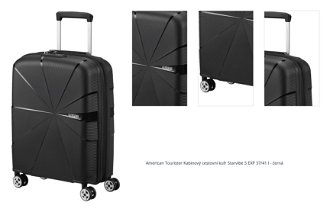 American Tourister Kabinový cestovní kufr StarVibe S EXP 37/41 l - černá 1