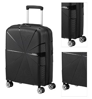 American Tourister Kabinový cestovní kufr StarVibe S EXP 37/41 l - černá 3