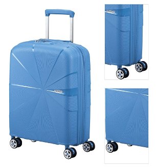 American Tourister Kabinový cestovní kufr StarVibe S EXP 37/41 l - modrá 3