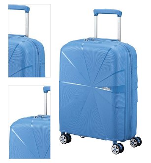 American Tourister Kabinový cestovní kufr StarVibe S EXP 37/41 l - modrá 4