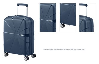 American Tourister Kabinový cestovní kufr StarVibe S EXP 37/41 l - tmavě modrá 1