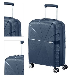 American Tourister Kabinový cestovní kufr StarVibe S EXP 37/41 l - tmavě modrá 4