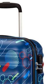 American Tourister Kabinový cestovní kufr Wavebreaker Disney Spinner 36 l - matná modrá 7