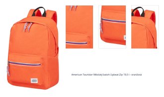 American Tourister Městský batoh Upbeat Zip 19,5 l - oranžová 1