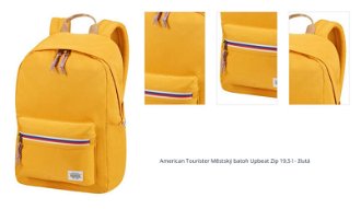 American Tourister Městský batoh Upbeat Zip 19,5 l - žlutá 1