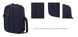 American Tourister Pánská crossbody taška Streethero - tmavě modrá 1