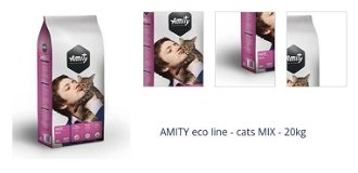 AMITY eco line - cats MIX - 20kg 1