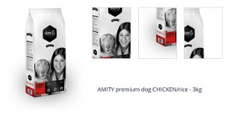 AMITY premium dog CHICKEN/rice - 3kg 1