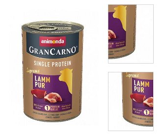 Animonda Gran Carno Single Protein jahňa 400 g 3