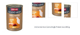 Animonda Gran Carno Single Protein kura 800 g 1
