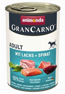 Animonda konzerva Gran Carno s lososom a špenátom 400 g