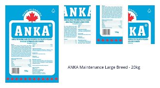 ANKA Maintenance Large Breed - 20kg 1