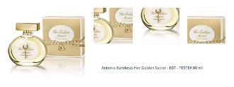 Antonio Banderas Her Golden Secret - EDT - TESTER 80 ml 1
