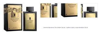 Antonio Banderas The Golden Secret - toaletní voda s rozprašovačem 50 ml 1