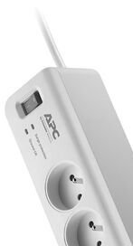 APC Essential SurgeArrest prepäťová ochrana 5 zás. 230V, 2 porty na USB nabíjanie, ,,8m prívodný kábel 6