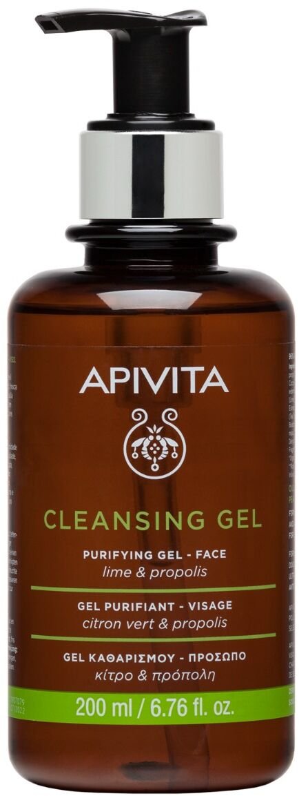 APIVITA Cleansing Gel with Lime and Propolis, 200ml