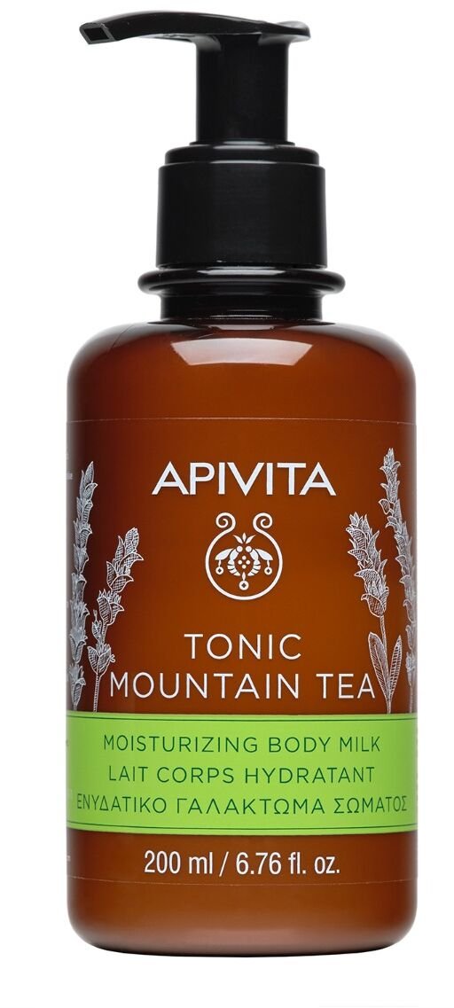 APIVITA Tonic Mountain Tea Moisturizing Body Milk, 200ml telové mlieko